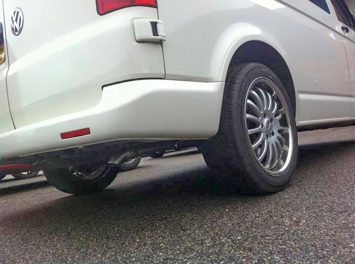 VW T5 and T6 (1.9tdi 2.0tdi or the 2.5tdi) Standard System with Turn Down Tailpipe