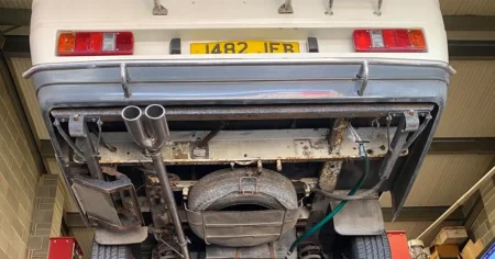 Custom Stainless Steel Exhaust for a Vintage VW T4 Camper